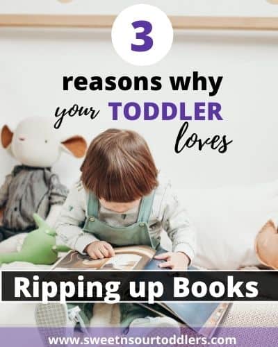 toddler loves tearing books
