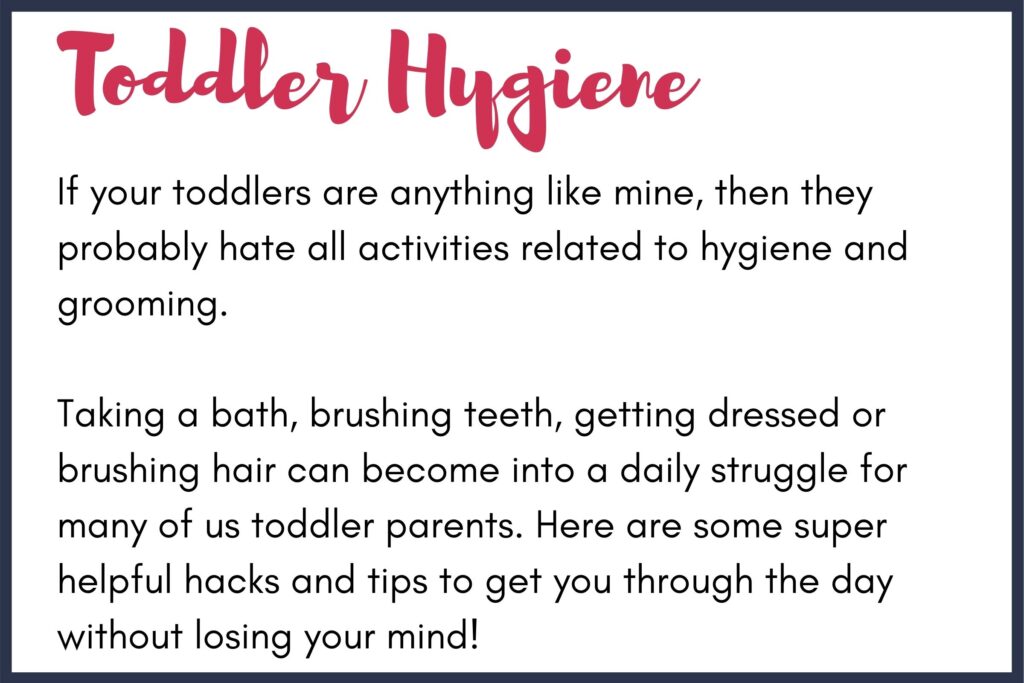 toddler hygiene