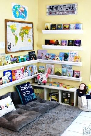 toddler reading corner