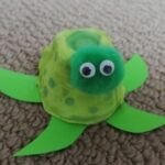 egg carton crafts turtle