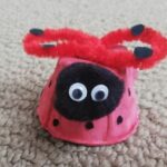 egg carton crafts lady bug