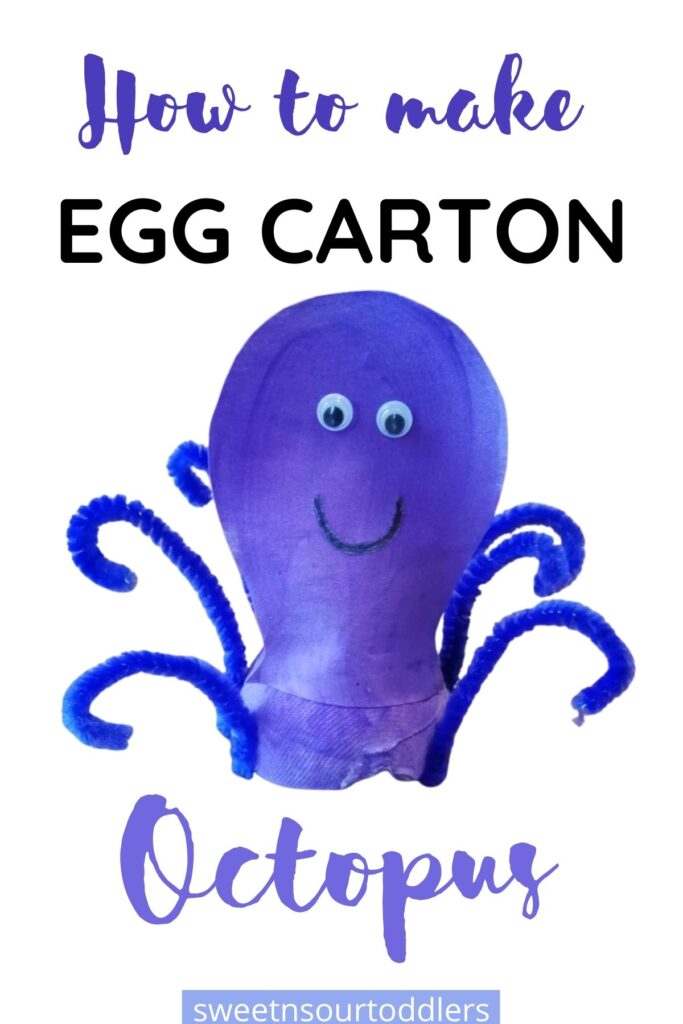 egg carton octopus