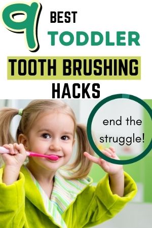 Teach a toddler to brush teeth