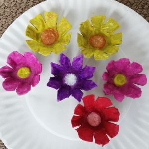 recycled flower craft