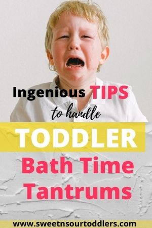 toddler hates bath time