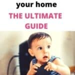 toddler proofing your home