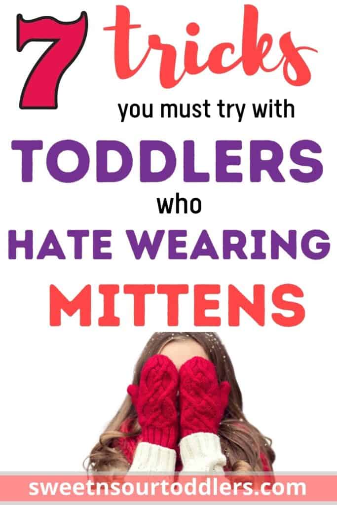 toddler won't wear mittens