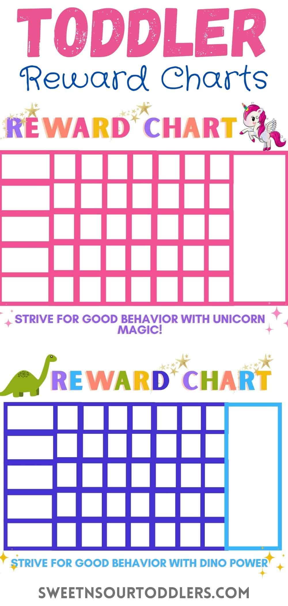 Printable Reward Charts For Toddlers Sweet N Sour Toddlers