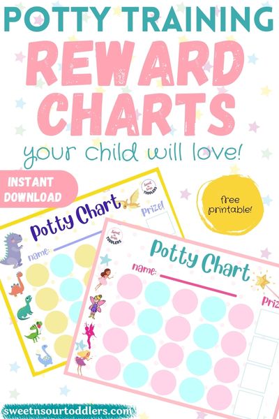 potty training charts free printable