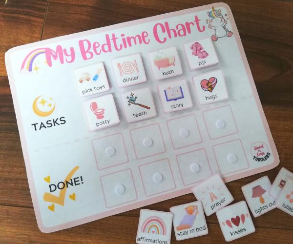 toddler bedtime routine chart