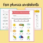 phonics worksheets